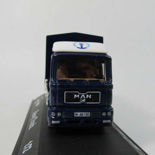 Automaxx MAN F2000 Kuehne and Nagel heavy truck die-cast model in box - scale 1/72