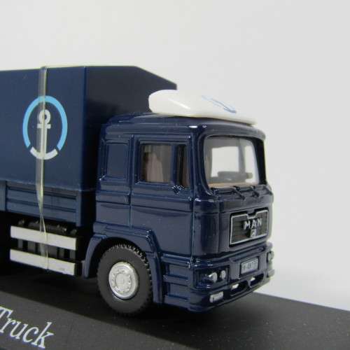 Automaxx MAN F2000 Kuehne and Nagel heavy truck die-cast model in box - scale 1/72