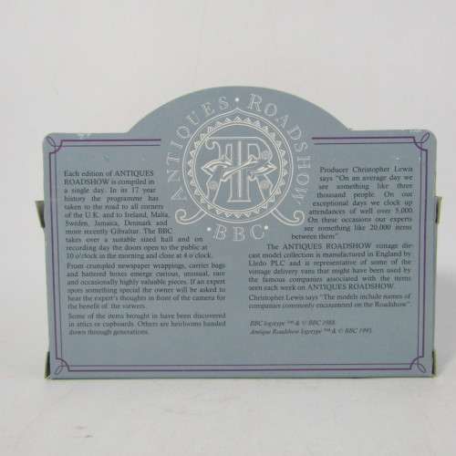 Lledo 1920 Ford Model T van - Antiques Roadshow BBC advertising model car in box