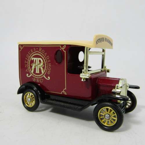 Lledo 1920 Ford Model T van - Antiques Roadshow BBC advertising model car in box