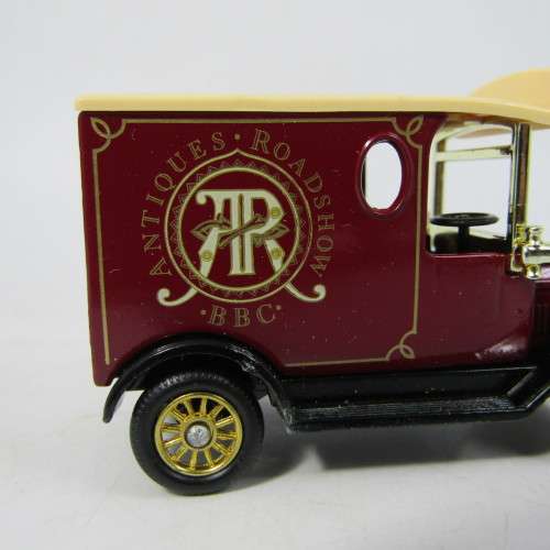 Lledo 1920 Ford Model T van - Antiques Roadshow BBC advertising model car in box
