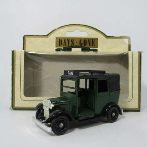Lledo 1920 Ford Model T van - Austin taxi dark green promotional model car in box