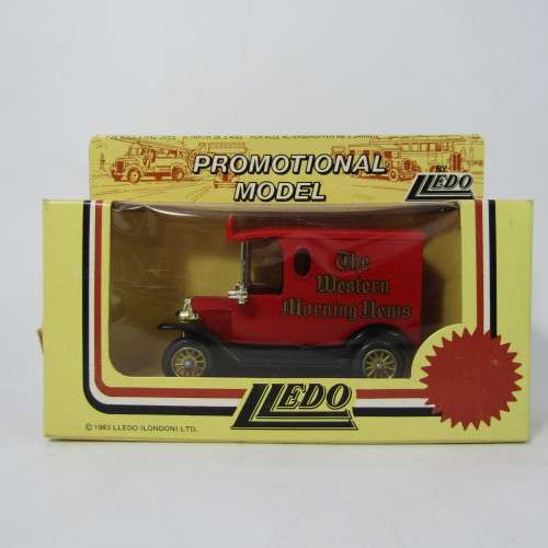 Lledo 1920 Ford Model T van - The Western Morning News promotional model car in box