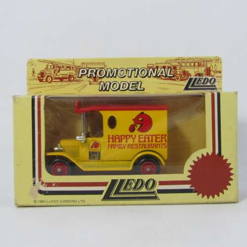 Lledo 1920 Ford Model T van - Happy Eater Family Restaurants promotional model car in box