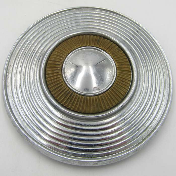 Set of 4 vintage universal car centre hub caps
