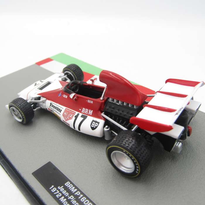 Formula 1 BRM P160B - 1972 die-cast racig model car - #17 Jean-Pierre Beltoise - scale 1/43