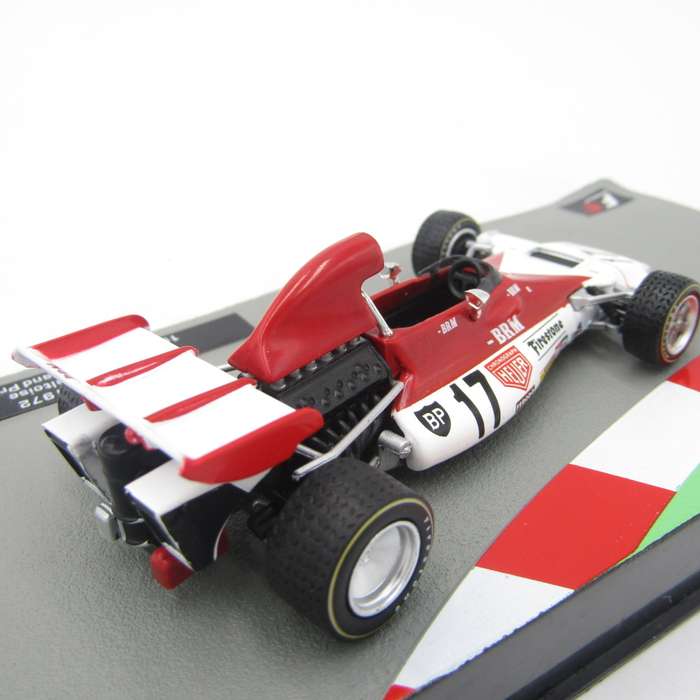 Formula 1 BRM P160B - 1972 die-cast racig model car - #17 Jean-Pierre Beltoise - scale 1/43