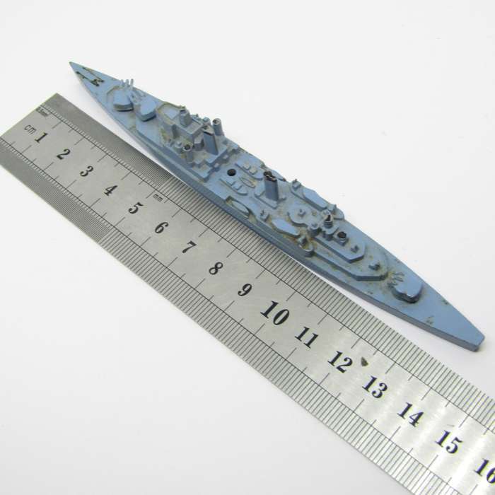 Vintage Tri-Ang HMS Superb die-cast model ship