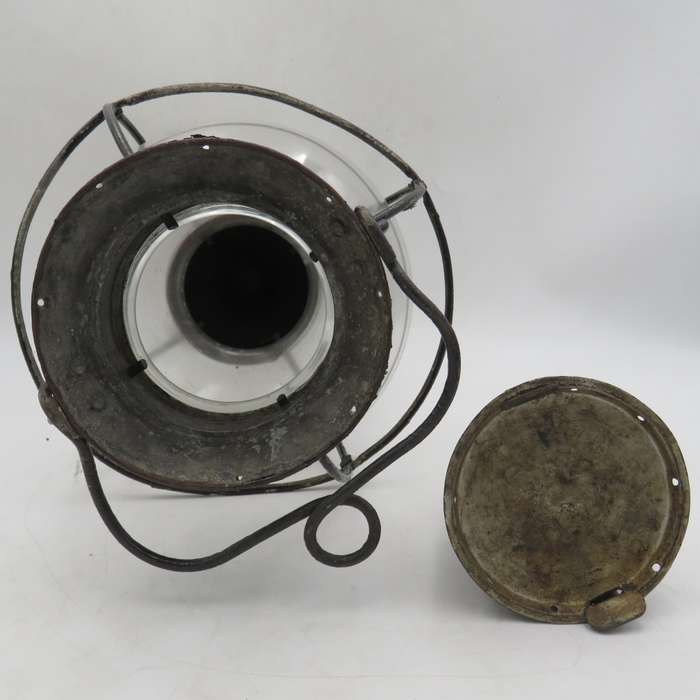Antique Ships lantern with glass intact