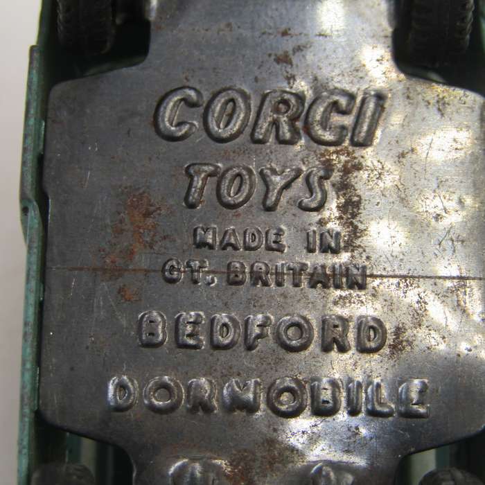 Corgi Toys #404 Bedford Dormobile Personnel carrier die-cast toy car