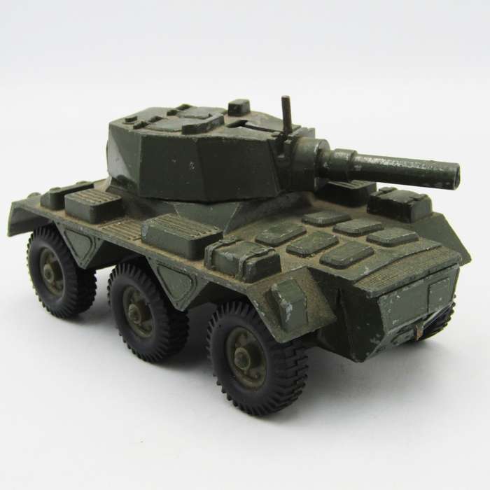 Vintage Crescent toys Saladin Armoured car die-cast model