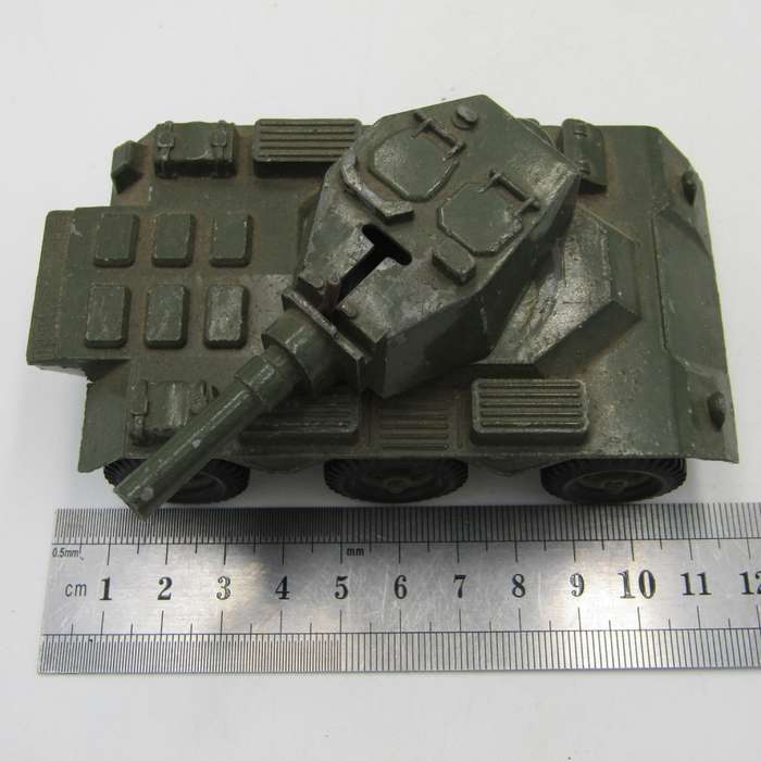 Vintage Crescent toys Saladin Armoured car die-cast model