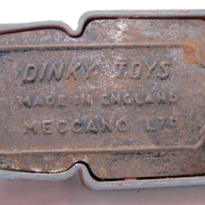 Dinky Toys #440 Fuel tanker die-cast toy car - well used - missing front tyres