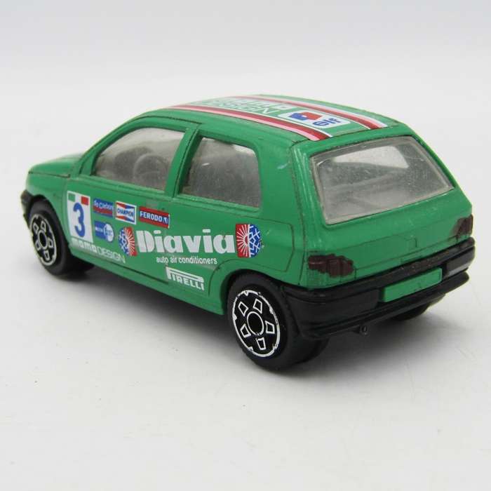 Bburago Renault Clio die-cast racing model car - scale 1/43