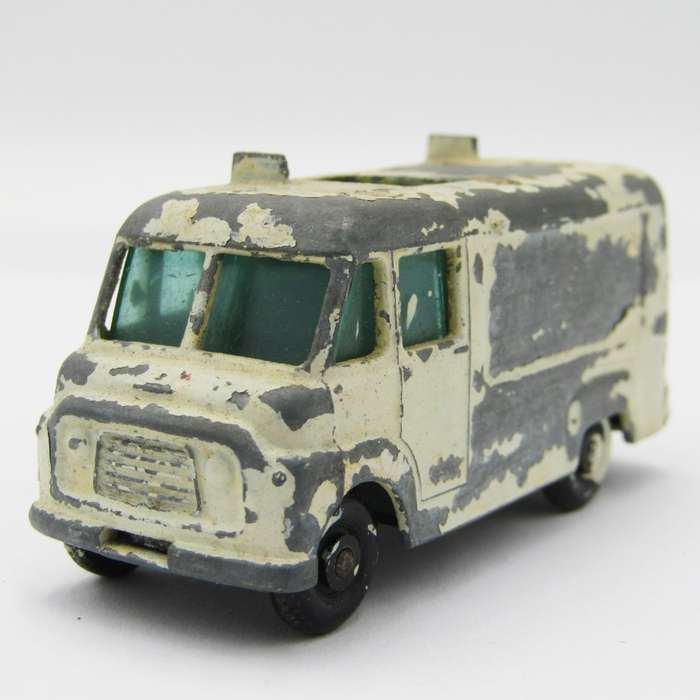 Matchbox Moko Lesney #62 TV service van die-cast toy car - rear door missing