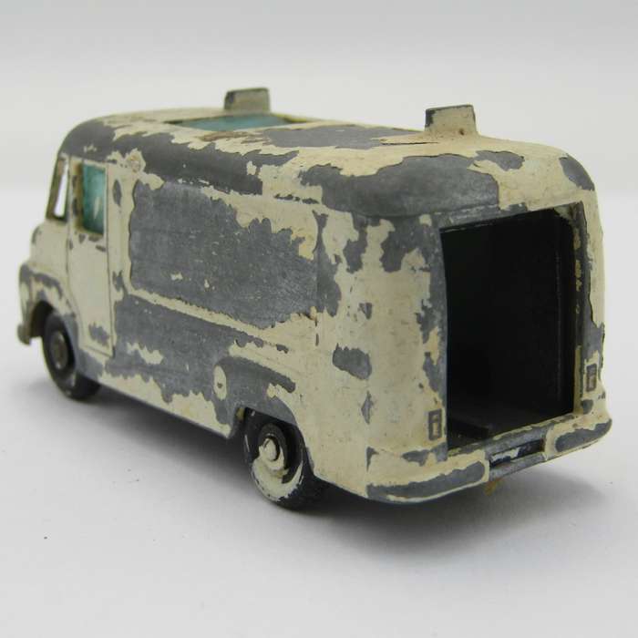 Matchbox Moko Lesney #62 TV service van die-cast toy car - rear door missing