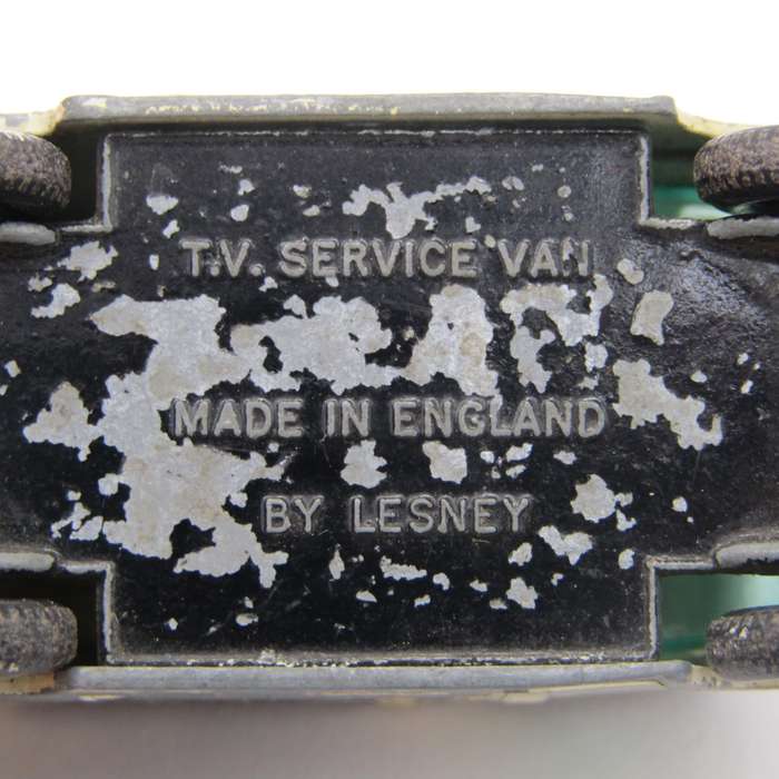 Matchbox Moko Lesney #62 TV service van die-cast toy car - rear door missing