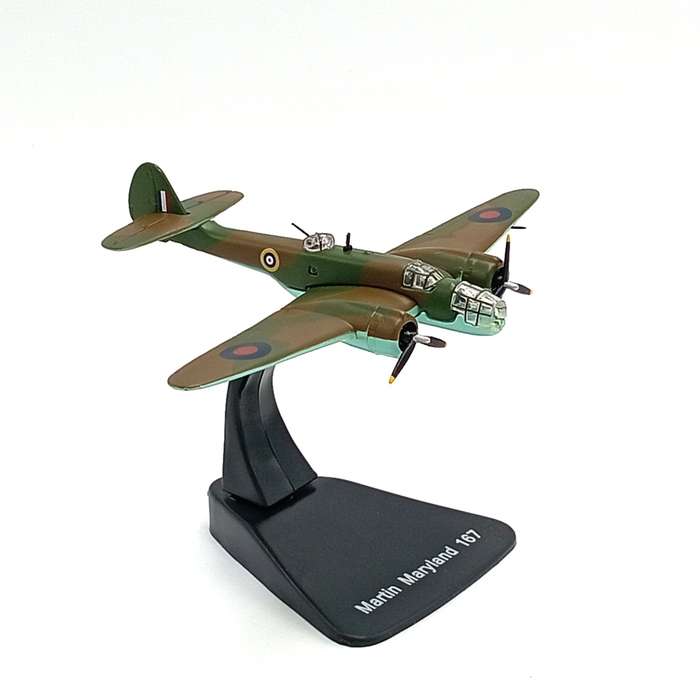 Atlas Martin Maryland 167 die-cast model plane in box - scale 1/144