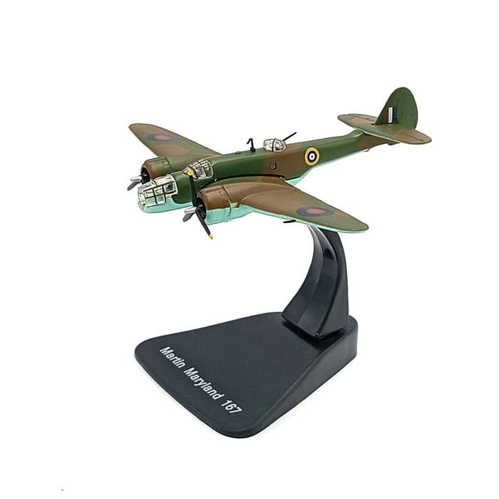 Atlas Martin Maryland 167 die-cast model plane in box - scale 1/144