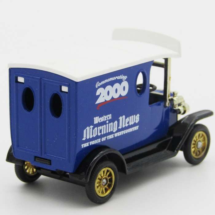Lledo Ford Model T Western Morning News delivery van in box