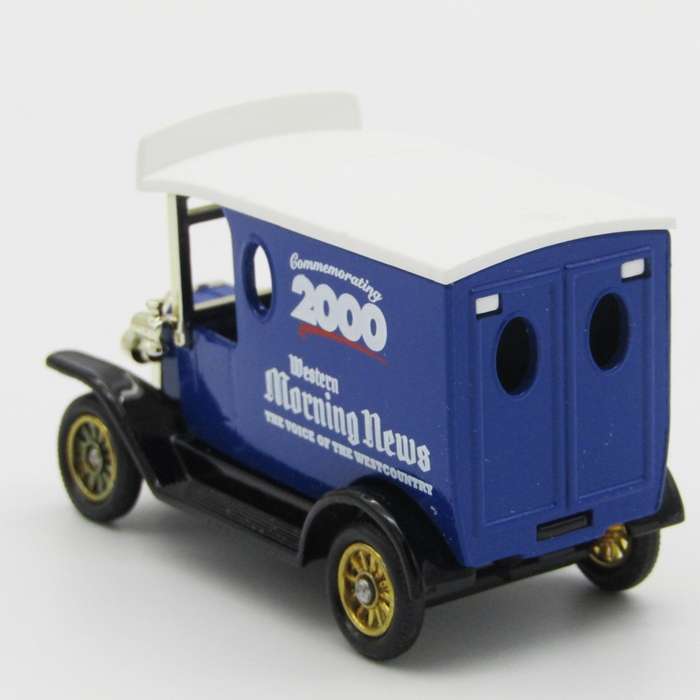 Lledo Ford Model T Western Morning News delivery van in box
