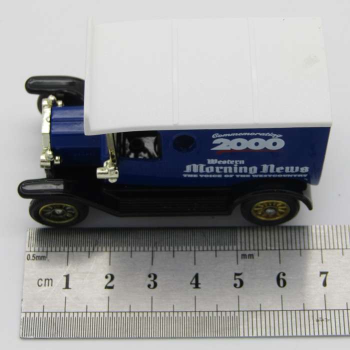 Lledo Ford Model T Western Morning News delivery van in box