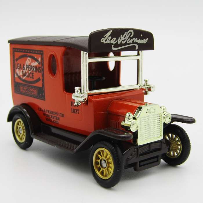 Lledo 1920 Ford Model T Lea & Perrins sauce delivery van in box