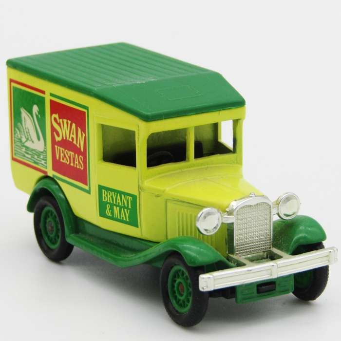 Lledo Ford Model A Swan Vestas model car in box