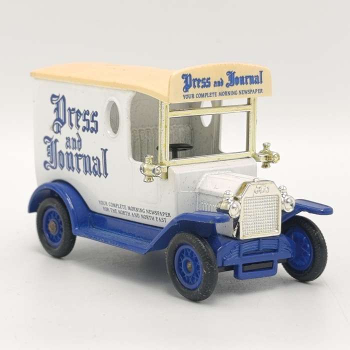 Lledo Ford Model T Press and Journal delivering van in box