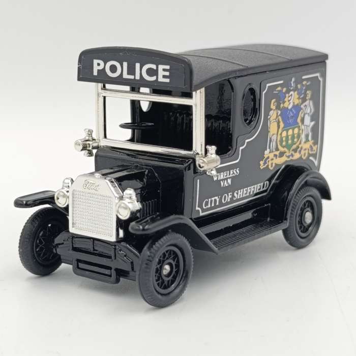 Lledo Ford Model T City of Sheffiled Wireless van model car in box