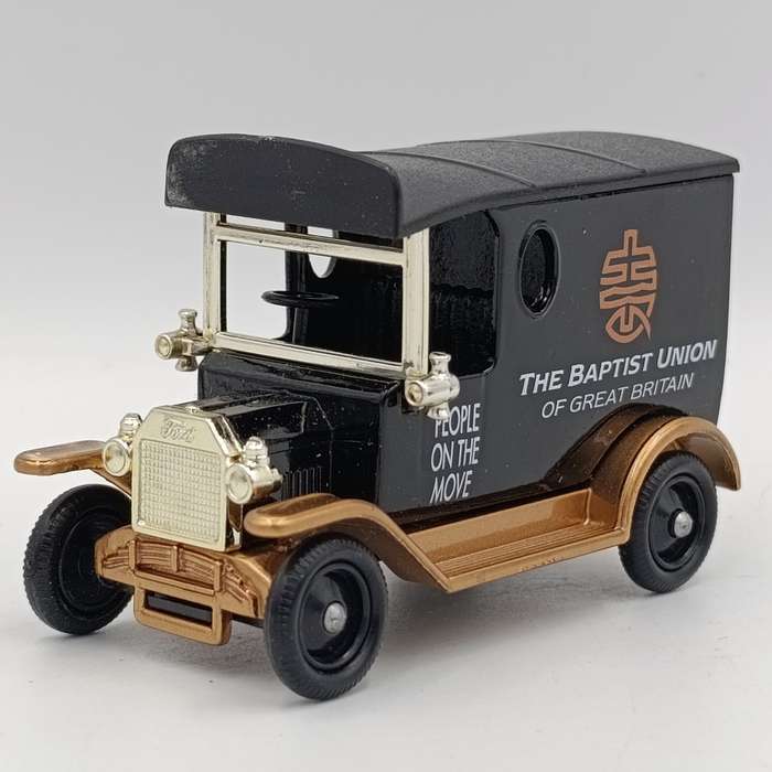 Lledo Ford Model T The Baptist Union of Great Britain delivery van model car in box
