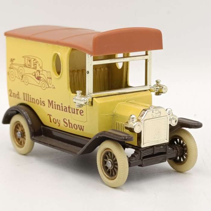Lledo Ford Model T advertisement die-cast model van - `2nd Illinois miniature Toy show` - in box