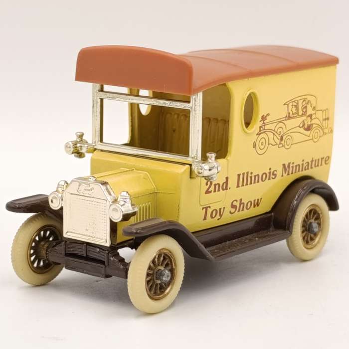 Lledo Ford Model T advertisement die-cast model van - `2nd Illinois miniature Toy show` - in box