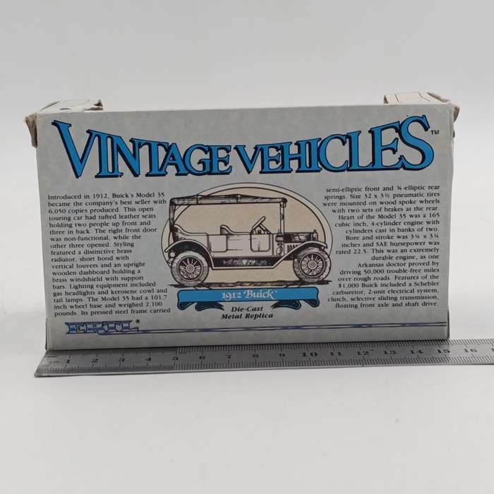 ERTL Vintage Vehicles 1912 Buick die-cast model car - still sealed - scale 1/43