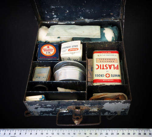 Vintage first aid kit