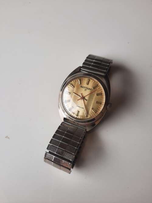 Vintage rotary gold dial