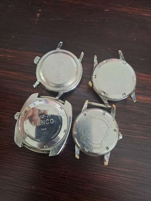 4x vintage watches