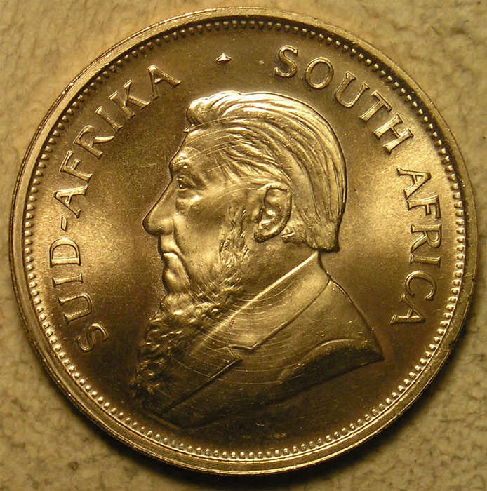1974 Full 1 Oz Gold Krugerrand * MINT ERROR *