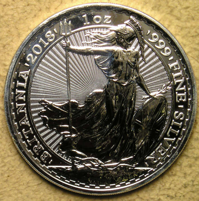 Great Britain: 2018 Queen Elizabeth II Silver Britannia * Bid per Coin from 24 Available *