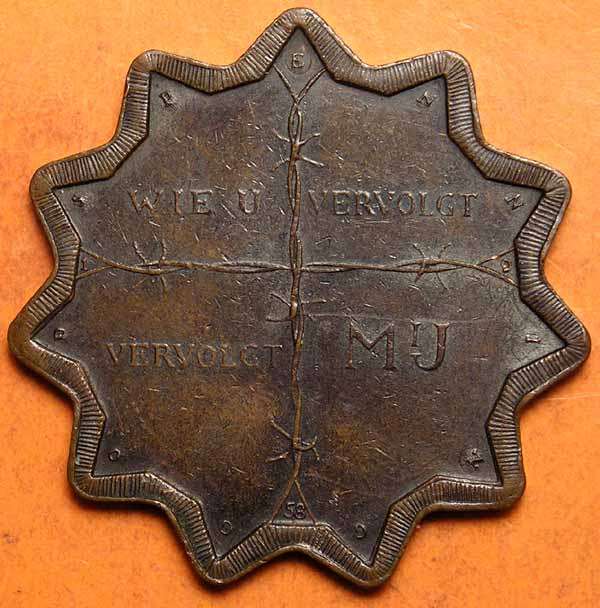 Netherlands: 1958 "GODSPENNING" Medal in Aid of Cold War Refugees