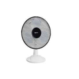 Amazon Basics 3-Speed Tiltable Head Table Fan 40W with Plug Adaptor