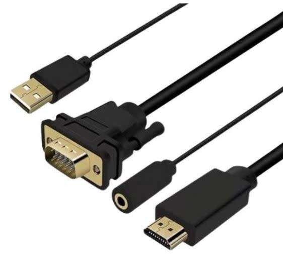 SE-L140 HDMI To VGA + Audio With USB Cable 1.5M