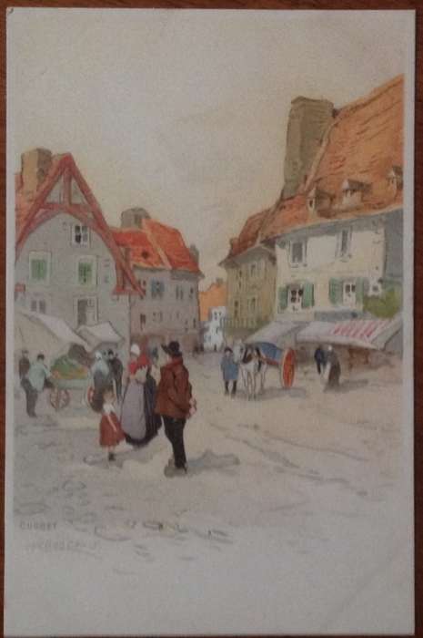 Vintage Postcards by Belgian artist Henri Cassiers - Circa 1910 (x6) - For the connoisseur collector