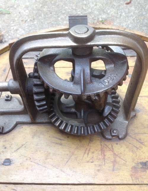Museum piece - hand propelled wooden washing machine - once in a lifetime item