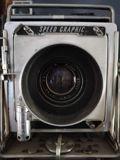 Vintage press camera (Speed Graflex)