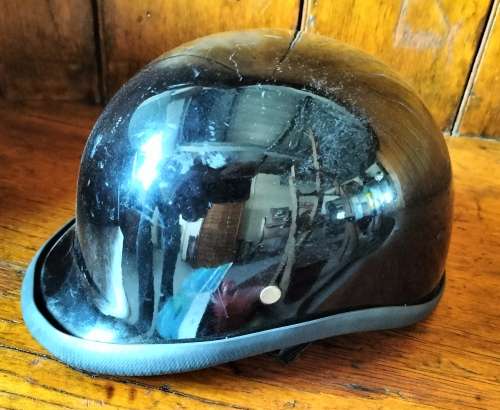 Open face motorcycle helmet - popular amongst HD riders