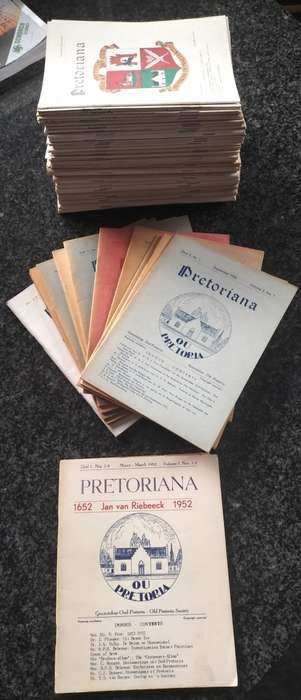 Pretoriana newsletters/magazines. Incomplete set (x56)