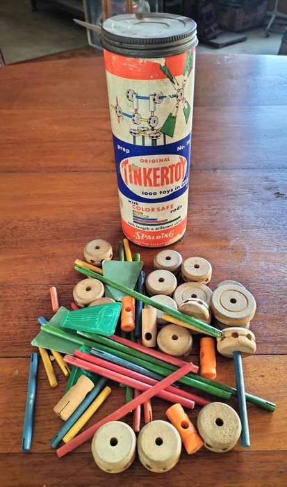 Vintage Prep Tinkertoy (No 116) - Incomplete