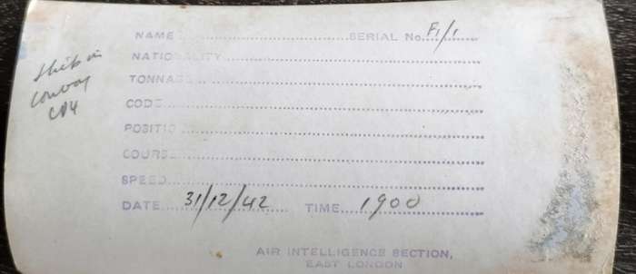 World War 2 photographs (South Africa) - ship activity captured by East London Air Intelligenc (x20)