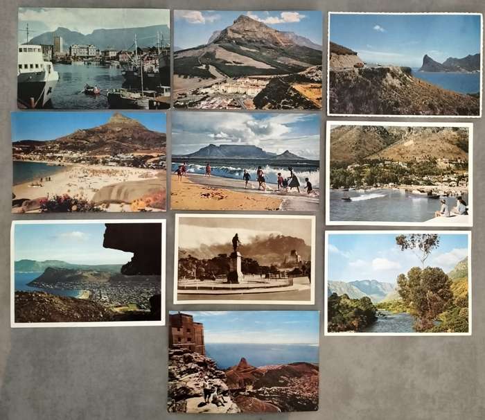 Vintage picture postcards - Cape Town and surrounds (X10) - mid 70s